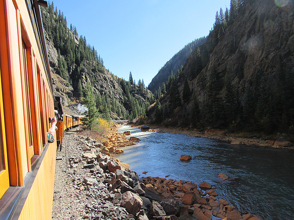 We followed the Animus river.  Animus means the river of lost souls, the rail guide told us.