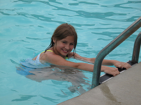 Another day at the pool.