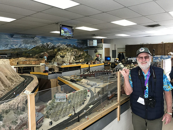 Andy, a fellow traveler, is an avid train enthusiast, collecting and exhibiting model trains in his home.  He enjoyed this museum.