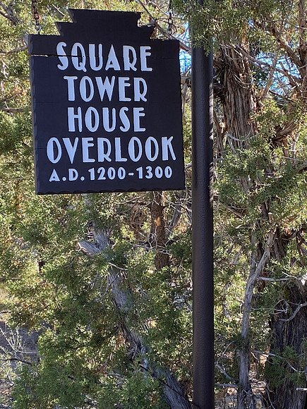 Our first cliff dwelling was the Square Tower House.