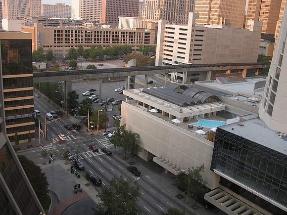 Atlanta from our hotel window