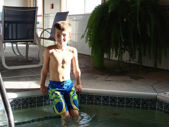 Hotel swimming pool in Ohio