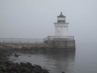 Bug Light - beautiful, even in the foggy morning.