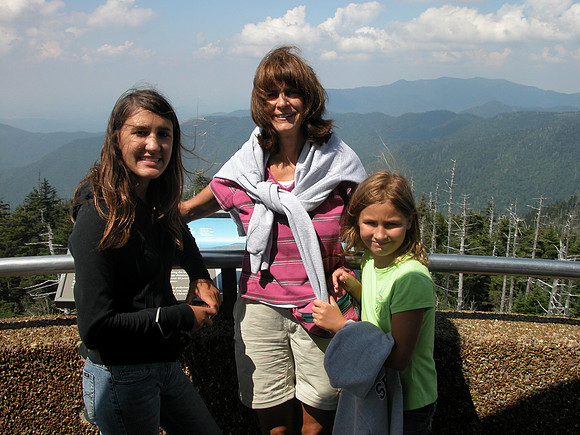 Clingman's dome - highest peak in Smokies.