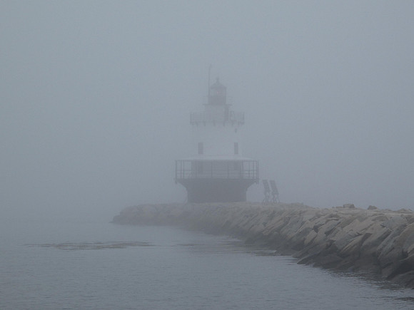 Spring Point Ledge Light - the fog was really heavy here.