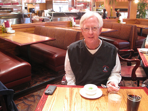 More clam (or seafood) chowder for Denny.