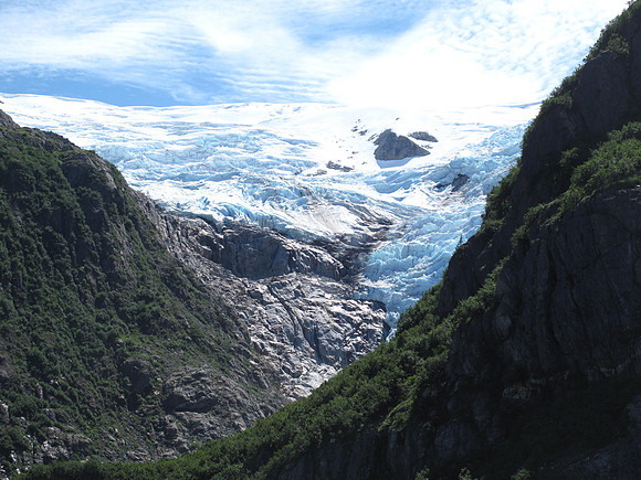 This was the other side of the Holgate Glacier - a little smaller, but just as beautiful.