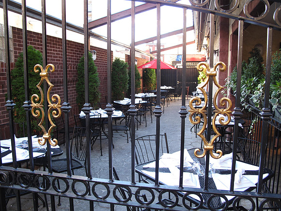 Here is the outdoor eating area of the restaurant.  The weather was so beautiful we were able to eat outside many times on our trip.