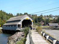 Two covered bridges from this direction.