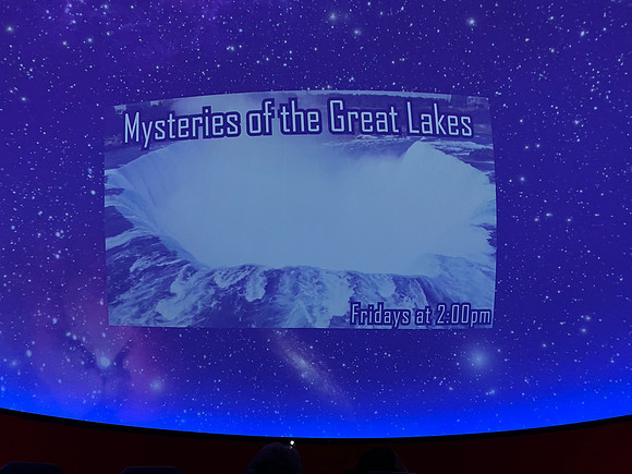 Seeing a film at a planetarium is awesome - better than IMAX!  Plus they had a feature at the end - wild ride down the Great Wall of China.  That was so much fun too.