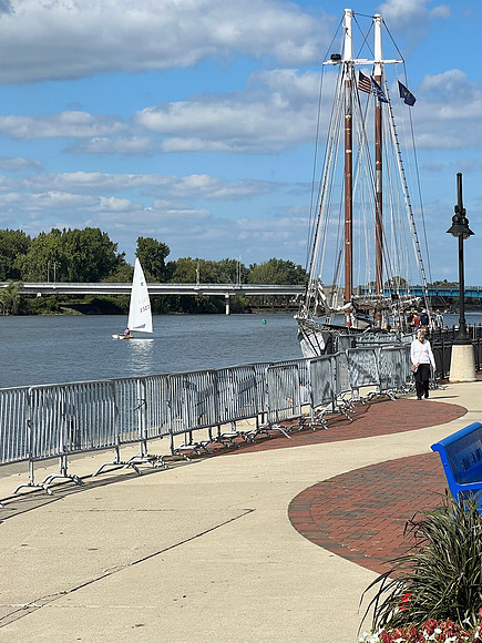 This is the Saginaw River.