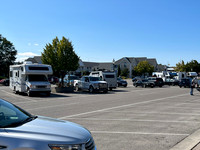 They have lots of RV spots right on the main road and many of us took advantage.  But in September, the city is not too crowded.
