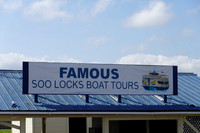 The next day we took our Soo Locks Boat Tour.  The ticket office was just down the road from our campground.