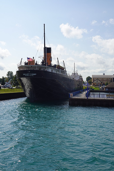 The Valley Camp freighter is a museum and aquarium.