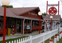 A stop at The Cherry Hut for lunch and to bring a cherry pie with us for dessert later.  We bought the last cherry pie.  Whew!