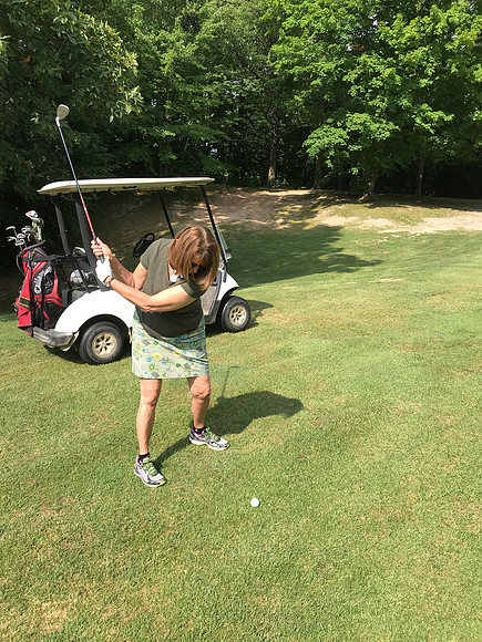 A really BIG surprise for Denny is a golf adventure with his wife, Ashley and Mark.