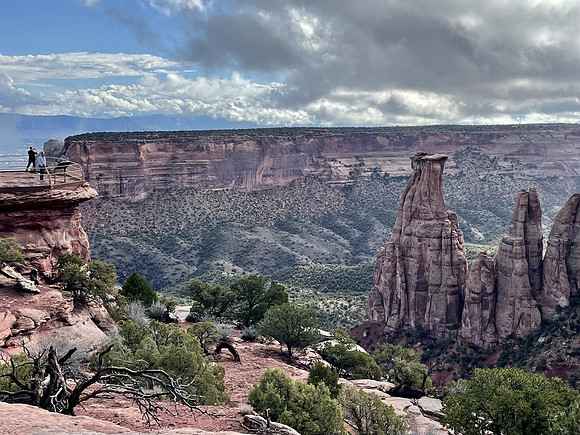 We took the Rim Rock drive through the Park - a 23-mile paved road with beauty at every turn.