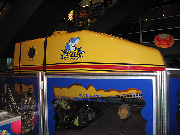 This is an 7 minute motion simulator the kids went into and loved it.  Lots of screaming.