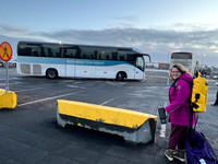 Yes, we were tired, but excited for our first views and experience in Iceland!