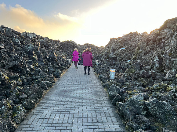 We learned on our ride over that the moss growing on the lava rock is part of the fragile ecosystem