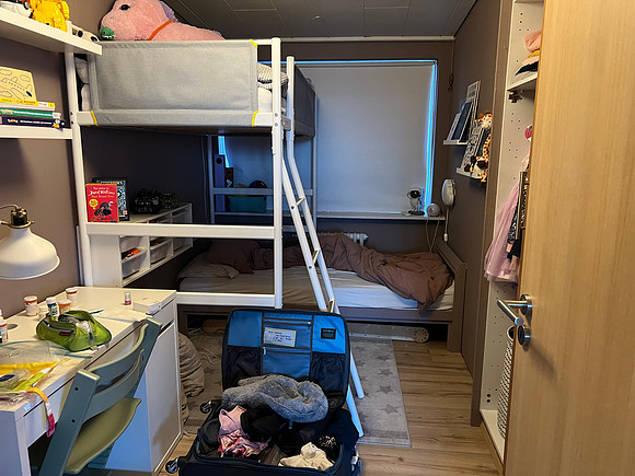 FYI, this was a couple with 5 children.  They made good use of the space and it was spotless, until we arrived!