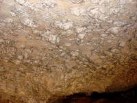 Gypsum on ceiling