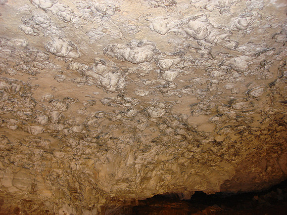 Gypsum on ceiling