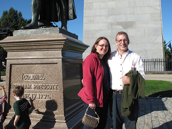 Unbelievable - we meet people from our church in Boston - Elden & Katrina Portice.