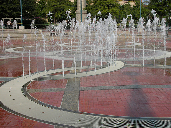 We loved the foundtains at Centennial Olympic Park.  It was so hot!