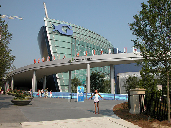 Atlanta Aquarium on Ashley's 13th birthday.