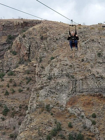 A few in our tour tried out the zip lines.  They said it was super exhilarating.  Just saying, that would be a long drop though!  And it was super windy!