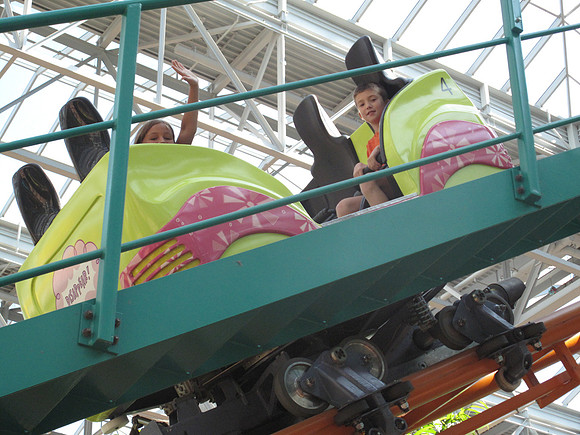 First ride, Fairly Odd Coaster, and it was their favorite ride.