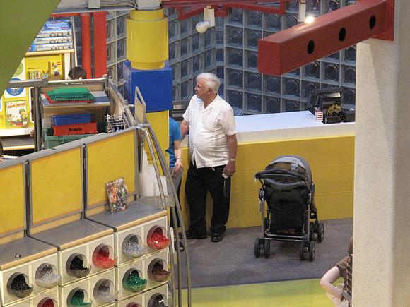 Papa H. watching the world go by.
