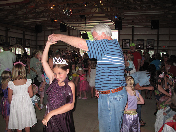 Dancing with PaPa at the ball.
