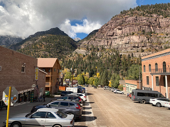 Ouray has been dubbed, "Little Switzerland" as it is at an elevation of nearly 8,000 feet and is surrounded by mountains.
