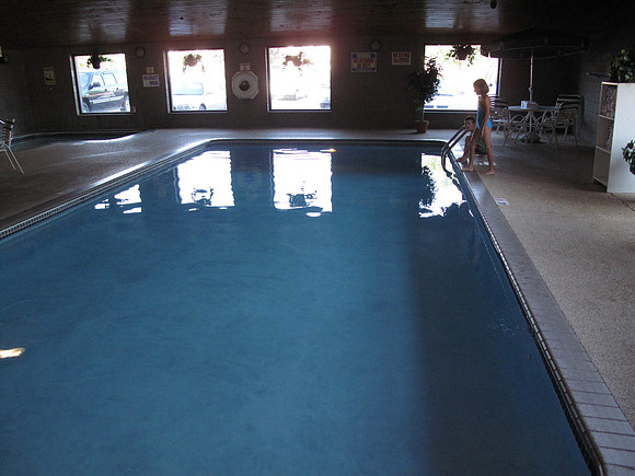 Back at the pool.  The perfect end to the day.